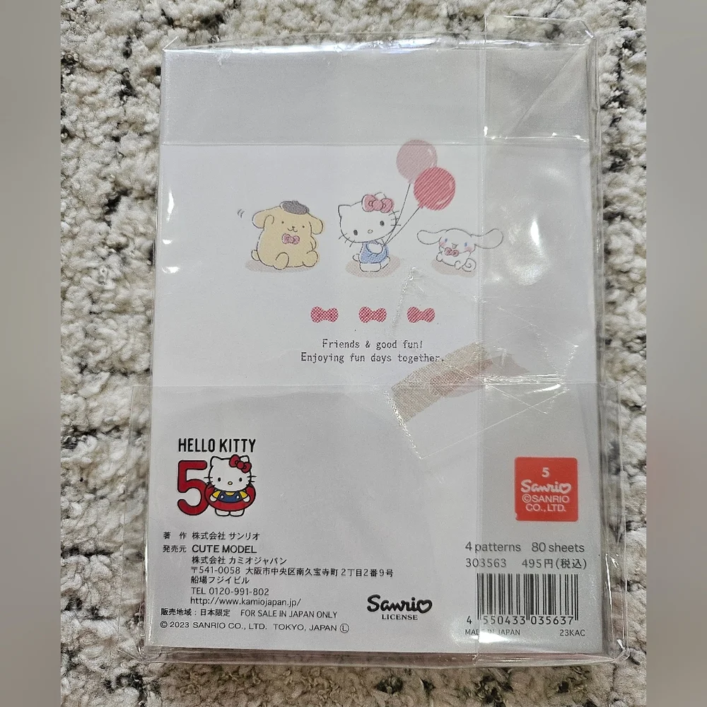Sanrio Hello Kitty 50th Anniversary Velcro Notebook
